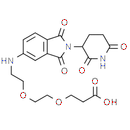 Thalidomide-NH-PEG2-COOH