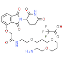 Thalidomide-O-amido-PEG1-(C1-PEG)2-C2-NH2 TFA