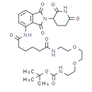 Pomalidomide-amido-C4-amido-PEG2-C2-NH-Boc