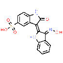 Indirubin-3'-monoxime-5-sulphonic acid