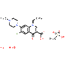 Pefloxacin (mesylate dihydrate)
