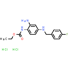 Retigabine dihydrochloride